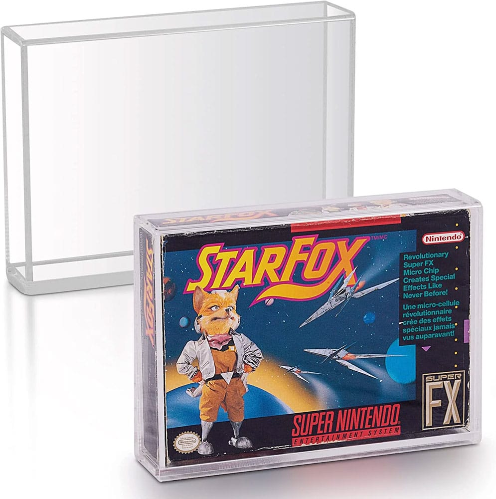 SU ORDINAZIONE Acrylic Case 2-Pack for SNES/N64