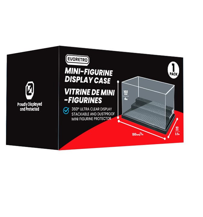 MADE TO ORDER Evoretro Acrylic Display Case for mini figures