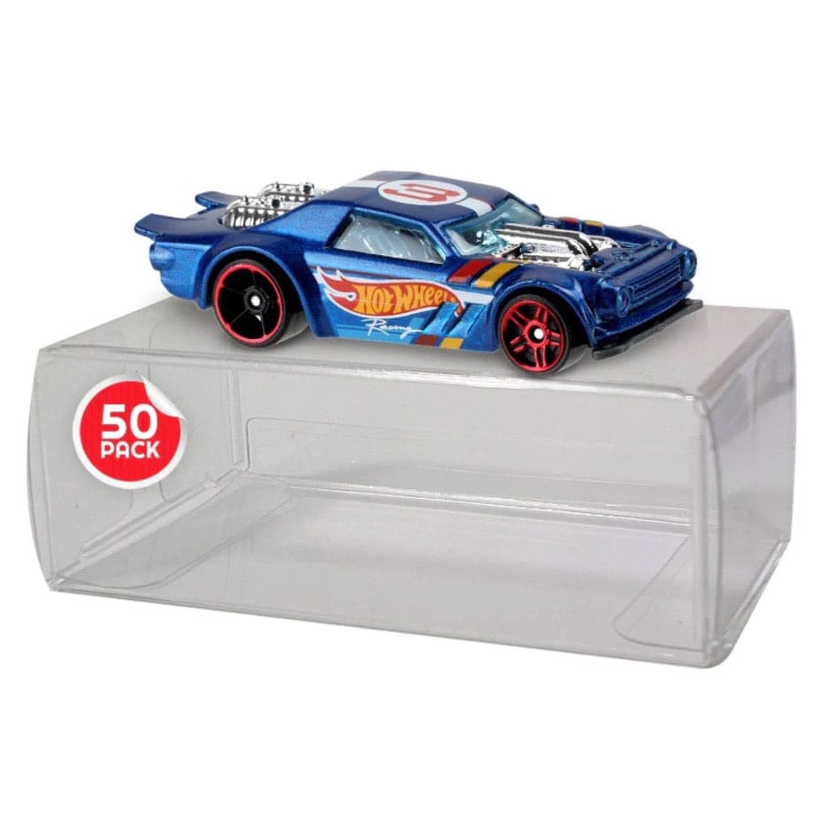 Hot Wheels PET-Schutzhüllen, 50er-Pack, speziell für Matchbox-Autos – zum Sonderpreis!