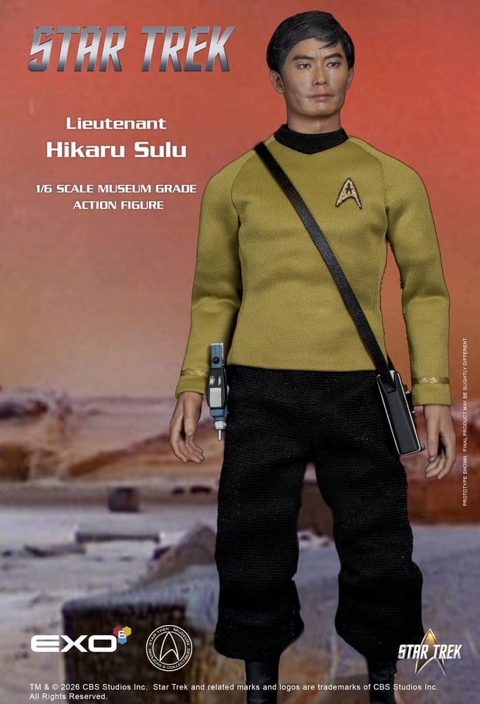 🧪 LAB | PREORDINE+ 06/2027 Star Trek: The Original Series Action Figure 1/6 Lt. Sulu 30 cm