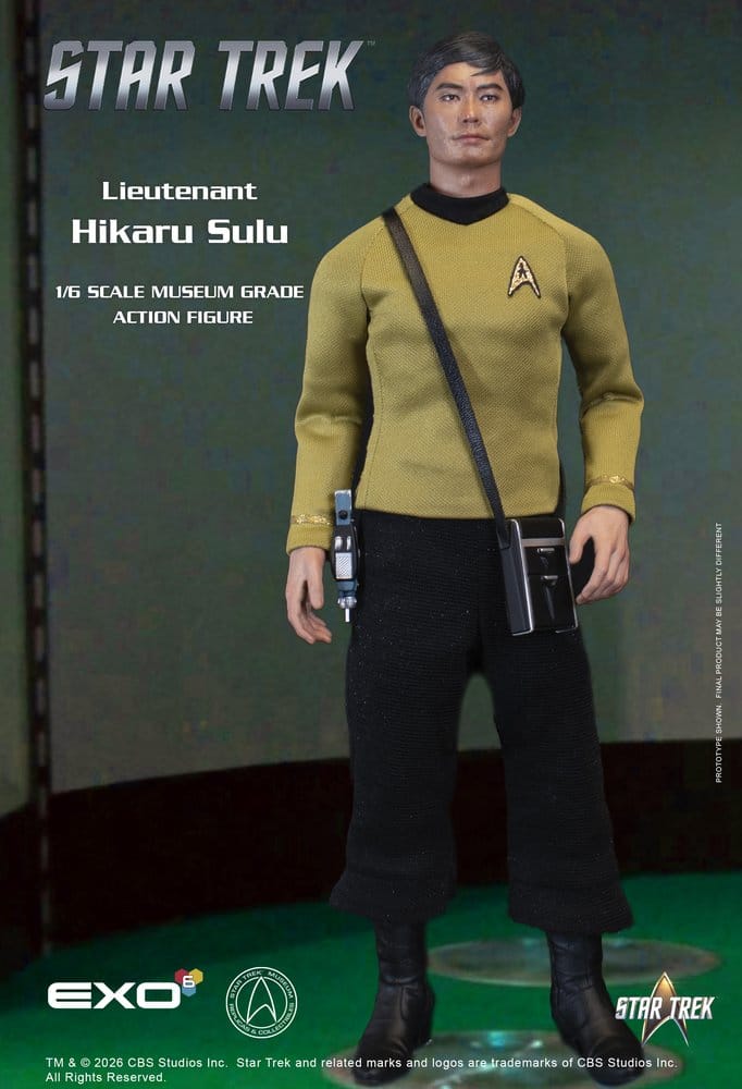 🧪 LAB | PREORDINE+ 06/2027 Star Trek: The Original Series Action Figure 1/6 Lt. Sulu 30 cm