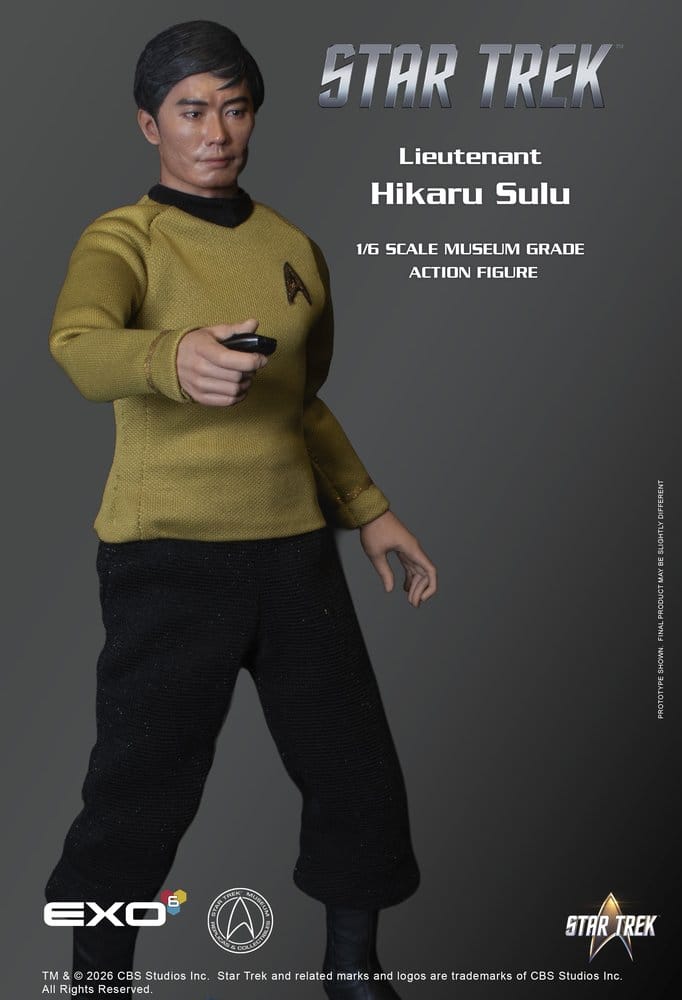 🧪 LAB | PREORDINE+ 06/2027 Star Trek: The Original Series Action Figure 1/6 Lt. Sulu 30 cm