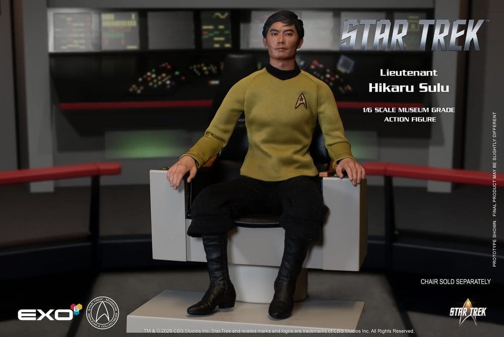 🧪 LAB | PREORDINE+ 06/2027 Star Trek: The Original Series Action Figure 1/6 Lt. Sulu 30 cm