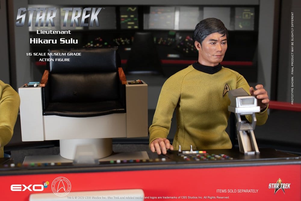 🧪 LAB | PREORDINE+ 06/2027 Star Trek: The Original Series Action Figure 1/6 Lt. Sulu 30 cm