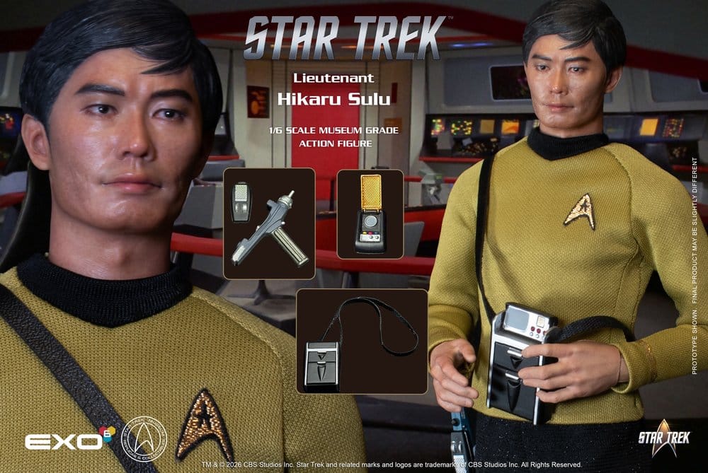 🧪 LAB | PREORDINE+ 06/2027 Star Trek: The Original Series Action Figure 1/6 Lt. Sulu 30 cm