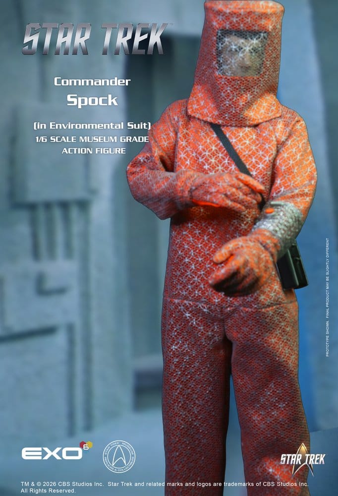 🧪 LAB | PREORDINE+ 06/2027 Star Trek: The Original Series Action Figure 1/6 Spock (in Environmental Suit) 30 cm