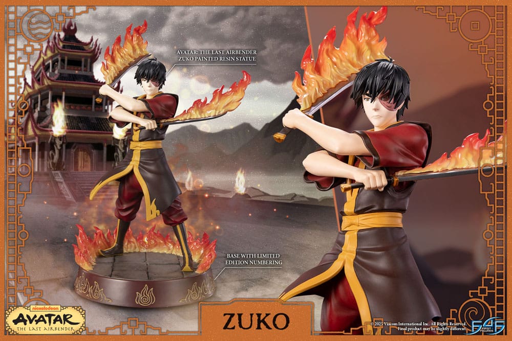 PREORDINE 06/2026 Avatar: The Last Airbender Statue Zuko 32 cm (PREORDINE NON CANCELLABILE)