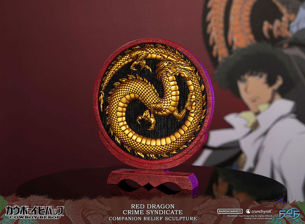 PREORDINE ESAURITO Cowboy Bebop Sculpture Red Dragon Crime Syndicate Companion Relief 35 cm