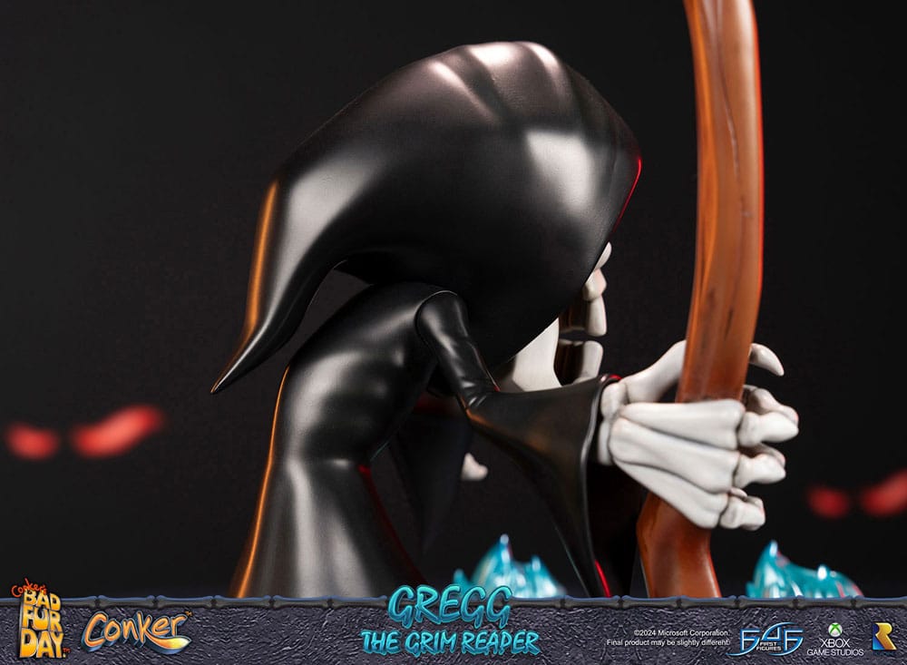 PREORDINE CHIUSO 06/2025 Conker: Conker's Bad Fur Day Statue Gregg the Grim Reaper 36 cm (PREORDINE NON CANCELLABILE)