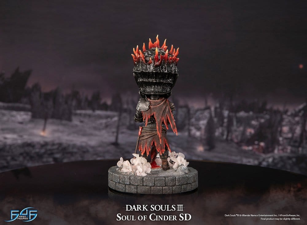 PREORDINE+ 12/2027 Dark Souls III Resin Statue Soul of Cinder SD 22 cm