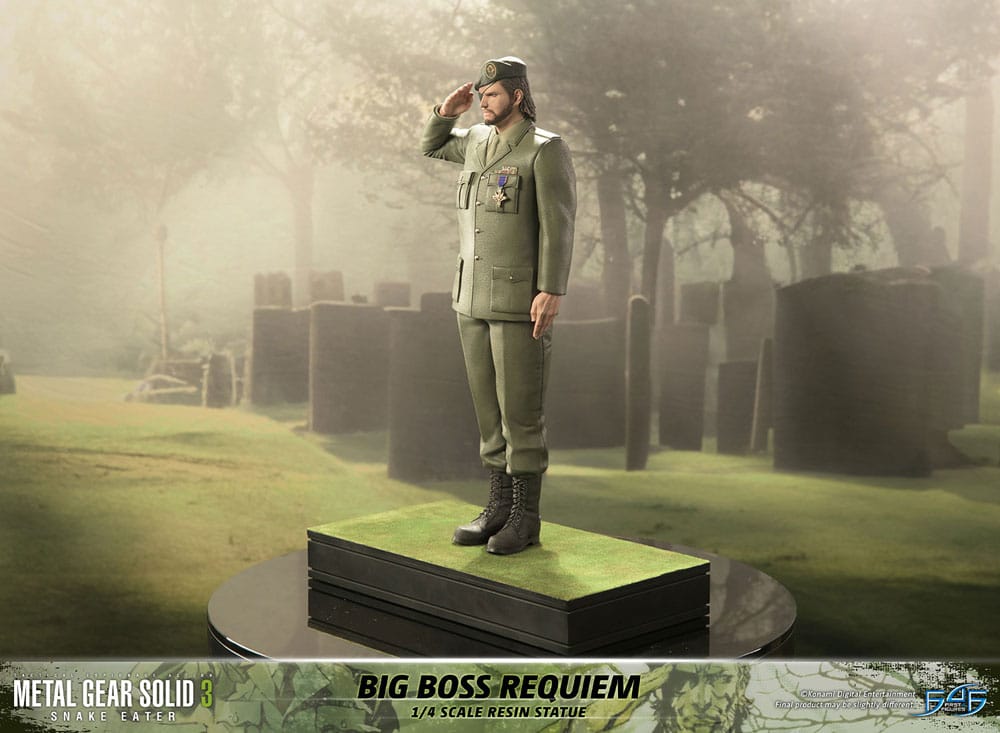 PREORDINE CHIUSO 12/2025 Metal Gear Solid 3: Snake Eater Statue 1/4 Big Boss Requiem 55 cm (PREORDINE NON CANCELLABILE)