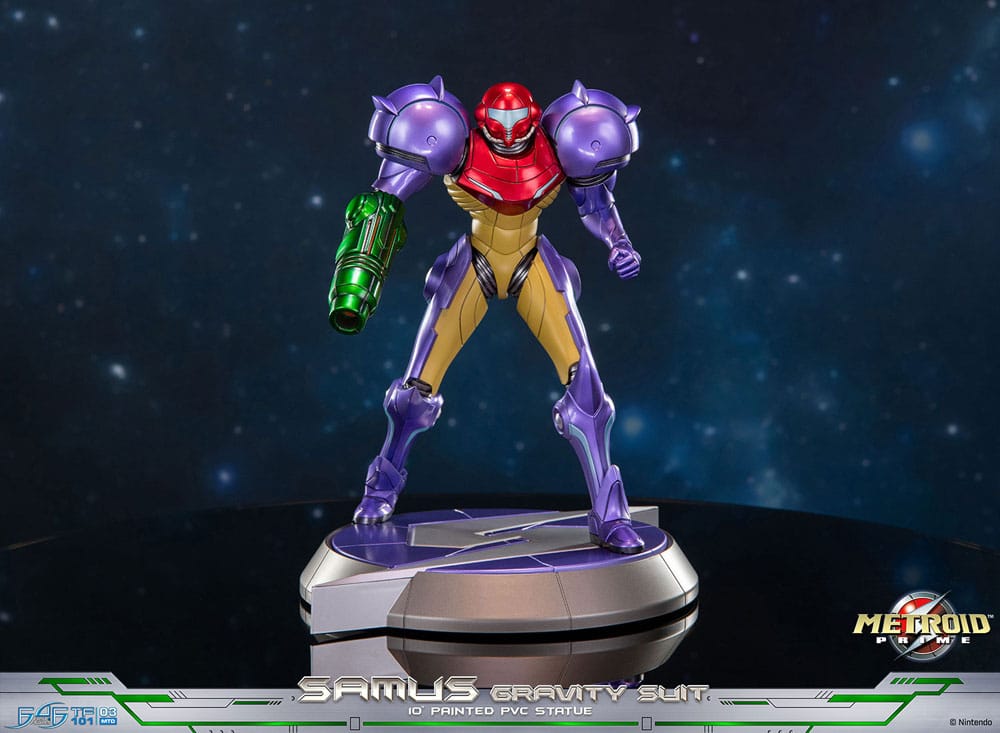 🧪 LAB | SU ORDINAZIONE Metroid Prime PVC Statue Samus Gravity Suit Standard Edition 25 cm