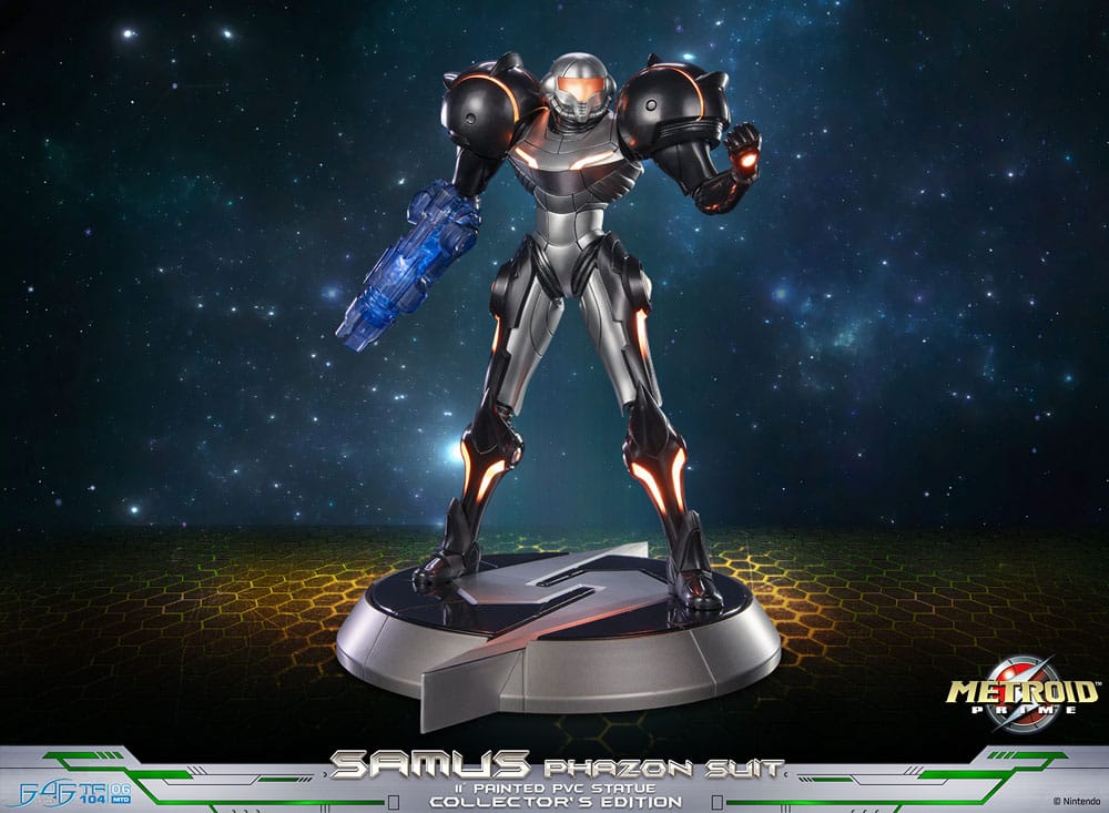 🧪 LAB | SU ORDINAZIONE Metroid Prime PVC Statue Samus Phazon Suit Collector´s Edition 28 cm