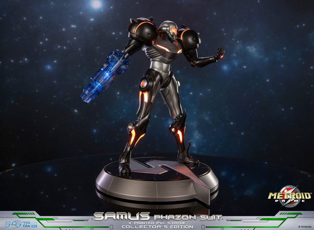 🧪 LAB | SU ORDINAZIONE Metroid Prime PVC Statue Samus Phazon Suit Collector´s Edition 28 cm