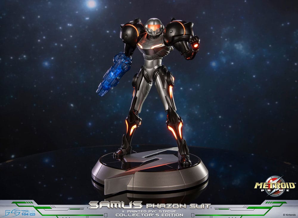 🧪 LAB | SU ORDINAZIONE Metroid Prime PVC Statue Samus Phazon Suit Collector´s Edition 28 cm