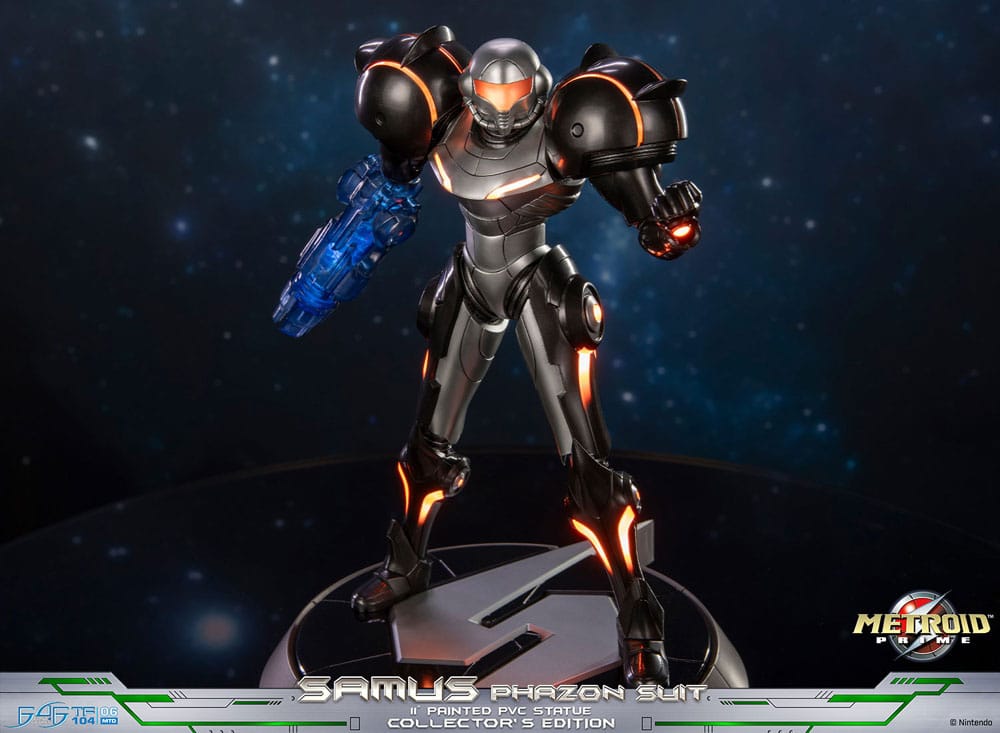 🧪 LAB | SU ORDINAZIONE Metroid Prime PVC Statue Samus Phazon Suit Collector´s Edition 28 cm