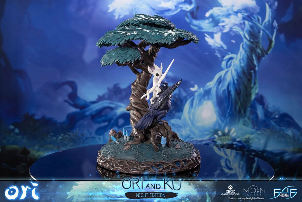 PREORDINE 06/2026 Ori and the Will of the Wisps Statue Ori and Ku Night Ver. 38 cm (PREORDINE NON CANCELLABILE)
