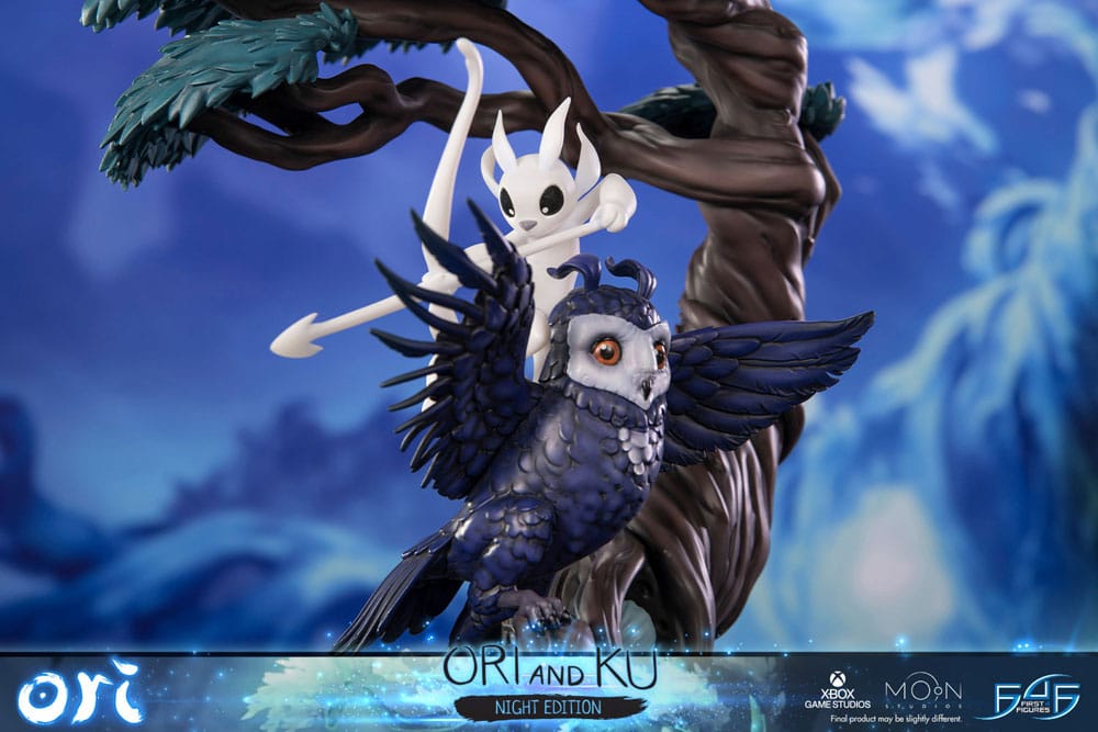 PREORDINE 06/2026 Ori and the Will of the Wisps Statue Ori and Ku Night Ver. 38 cm (PREORDINE NON CANCELLABILE)