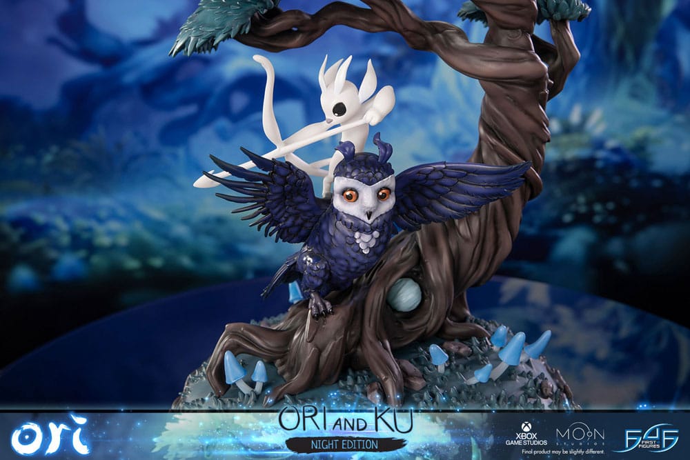 PREORDINE 06/2026 Ori and the Will of the Wisps Statue Ori and Ku Night Ver. 38 cm (PREORDINE NON CANCELLABILE)