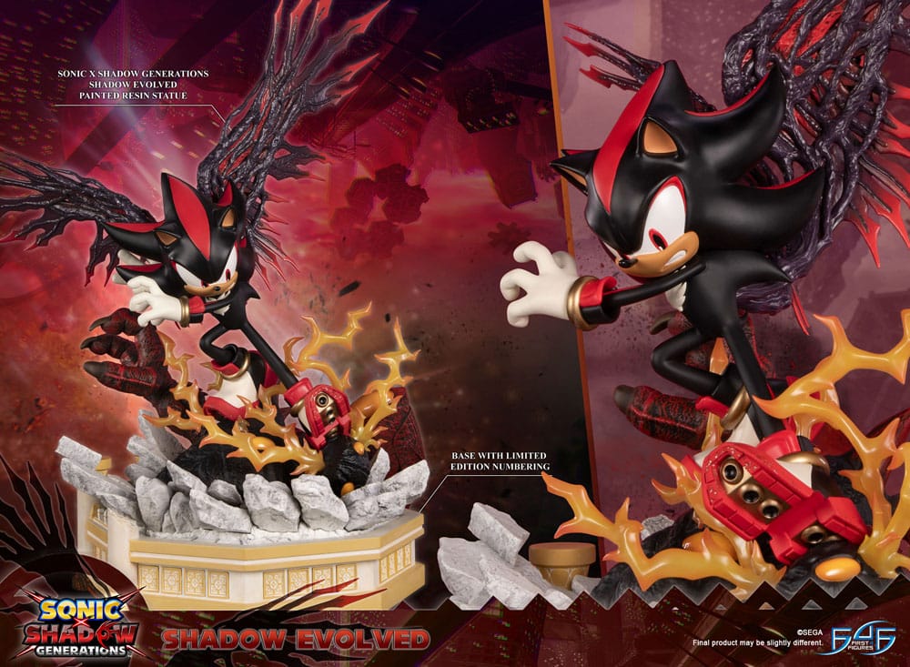 PREORDINE 07/2026 Sonic X Shadow Generations Statue Shadow Evolved 58 cm (PREORDINE NON CANCELLABILE)