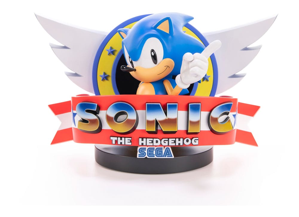 VORBESTELLUNG+ 12/2026 Sonic the Hedgehog Statue Sonic Titelbildschirm 21 cm (VORBESTELLUNG NICHT STORNIERBAR)