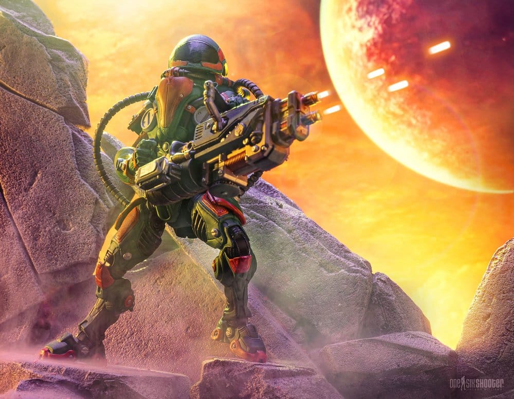 🧪 LAB | SU ORDINAZIONE Cosmic Legions Actionfigur T.U.5.C.C. Heavy Gunner