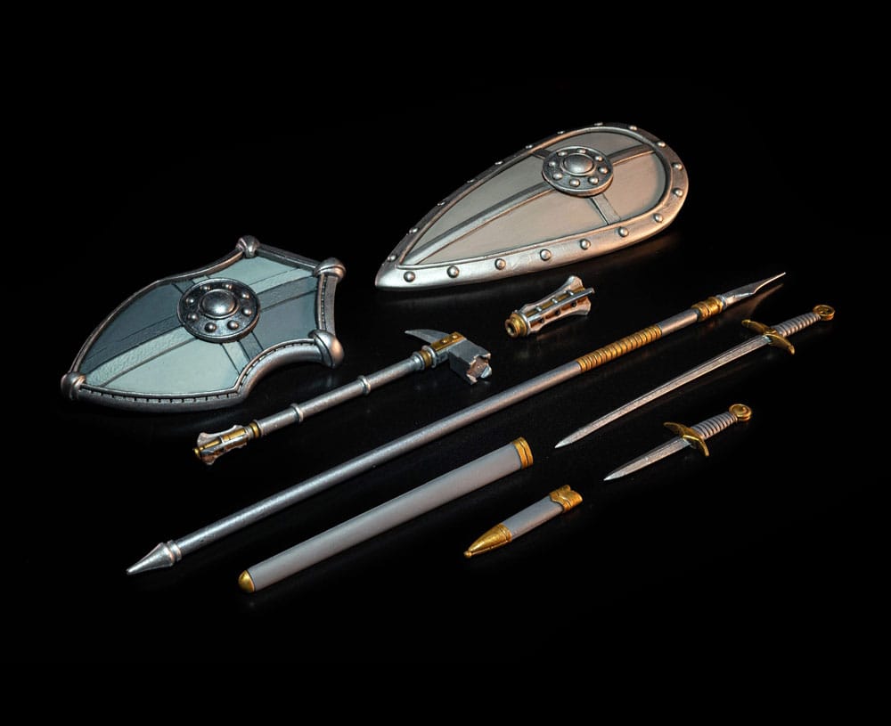 SU ORDINAZIONE Mythic Legions: Necronominus Action Figure Accessory Knights of Earthyron Weapons Pack *PREZZO SPECIALE*