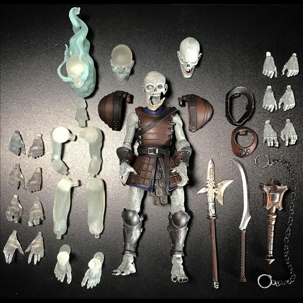 SU ORDINAZIONE Mythic Legions: Necronominus Actionfigur Undead Builder Pack (Deluxe) 15 cm
