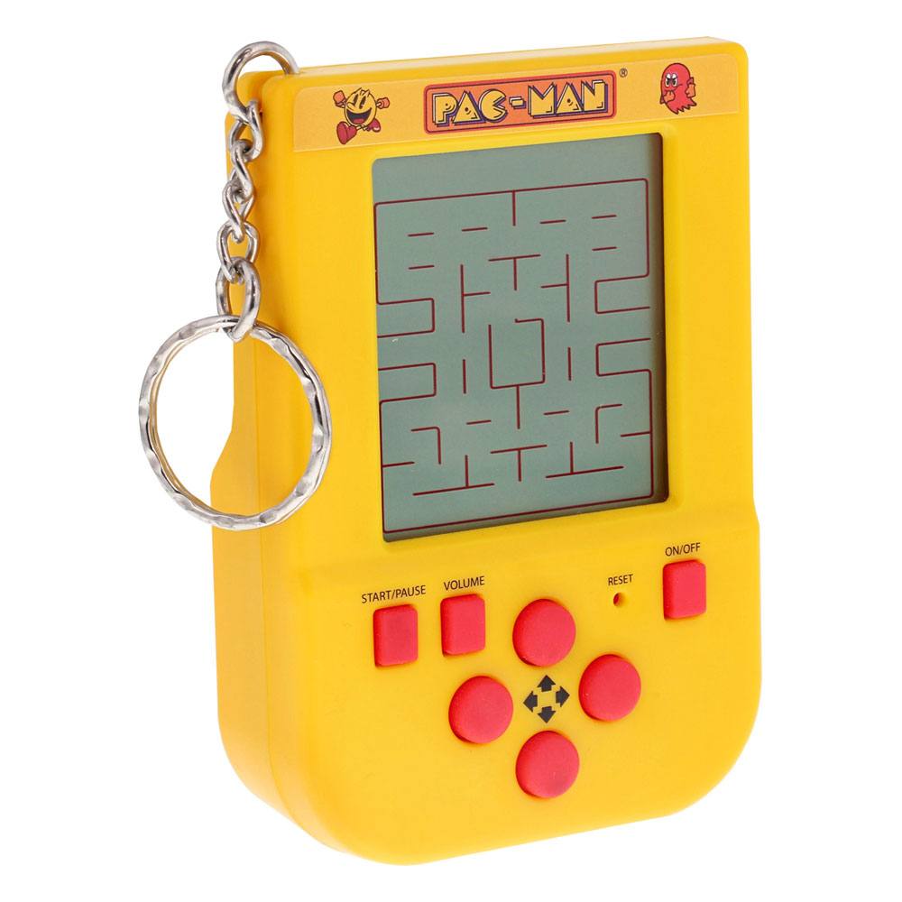 SU ORDINAZIONE Pac-Man Mini Retro Handheld Video Game Keychain