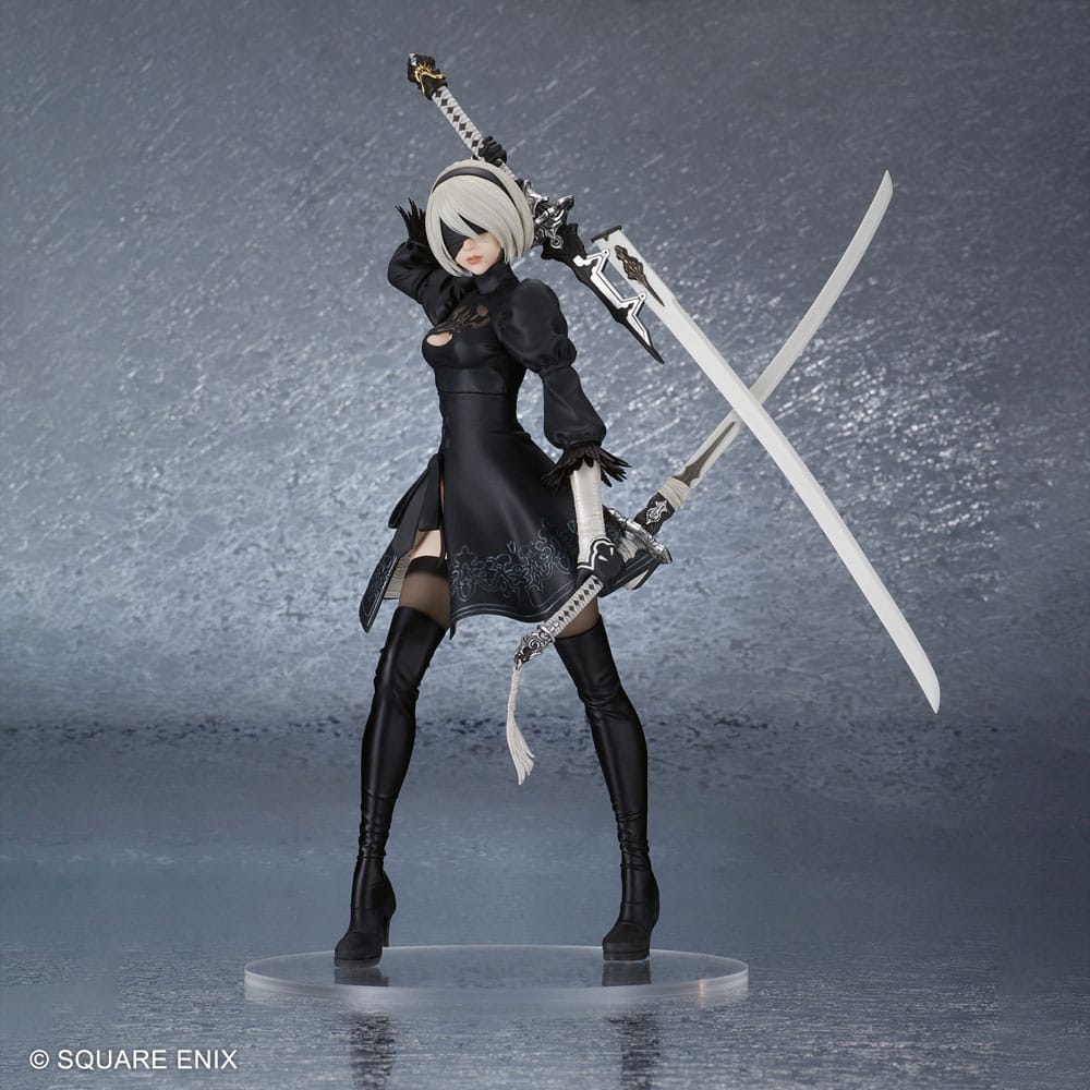 SU ORDINAZIONE NieR:Automata PVC Statue 2B (YoRHa No. 2 Type B) Ver. 2.0 29 cm *PREZZO SPECIALE* ESAURITO