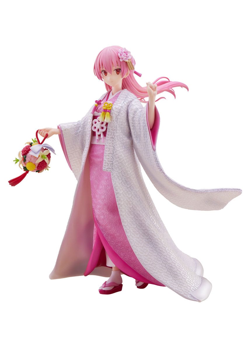 AUF BESTELLUNG HERGESTELLT: TONIKAWA: Over The Moon For You PVC-Statue 1/7 Tsukasa Yuzaki Shiromuku 23 cm *SONDERPREIS*