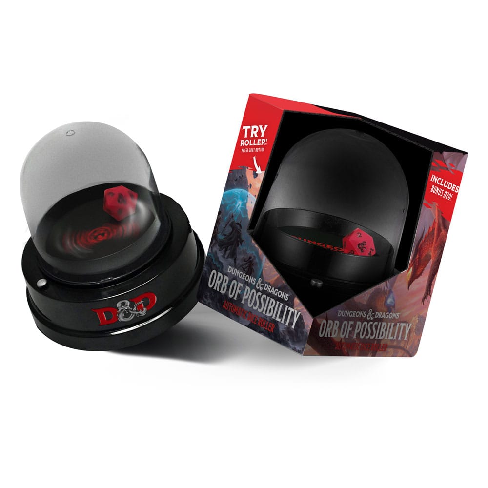 MADE TO ORDER Dungeons & Dragons Dice roller with dice Orb of Possibility