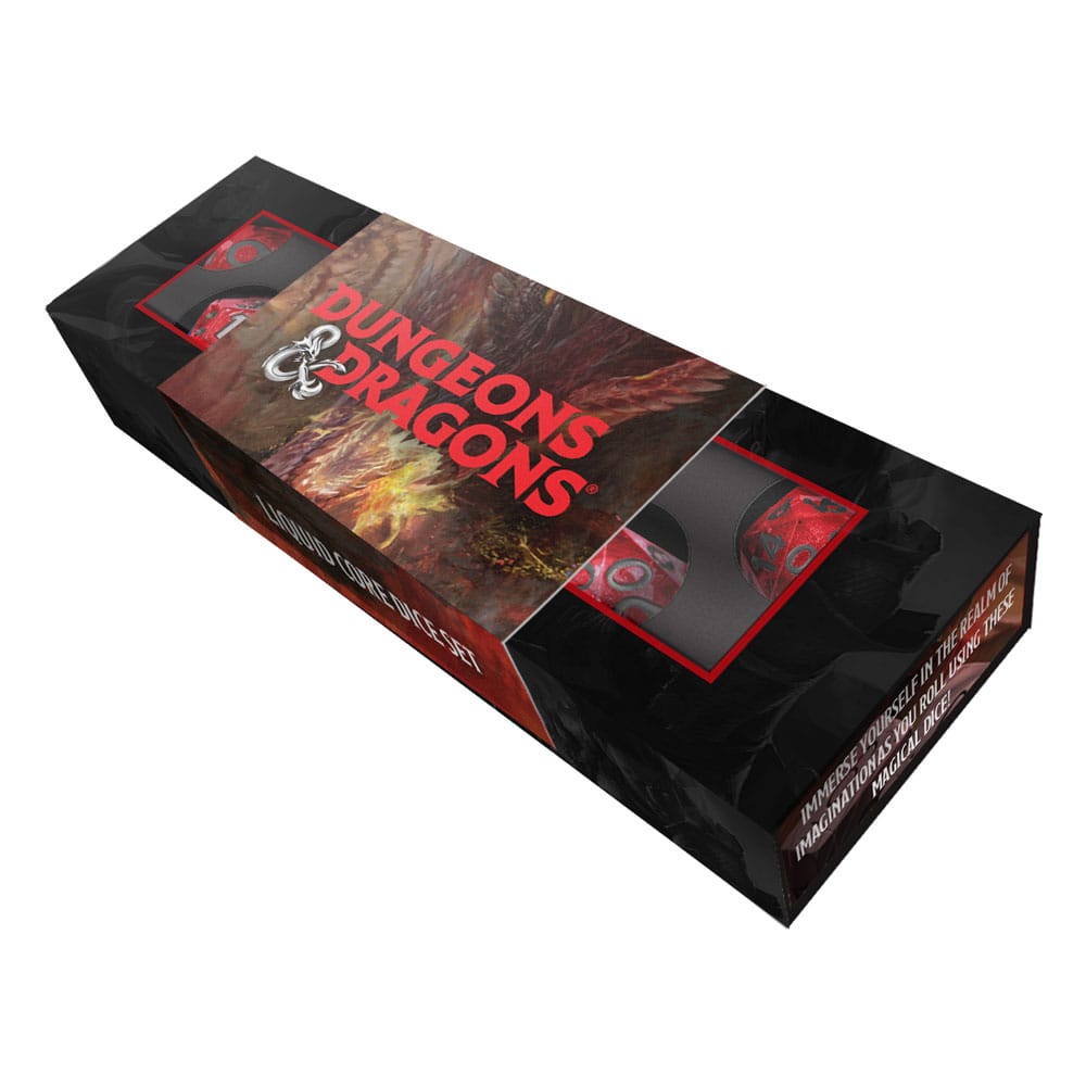 SU ORDINAZIONE Dungeons & Dragons Dice Set Liquid Core