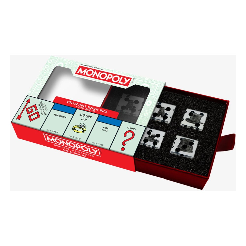 SU ORDINAZIONE Monopoly Dice Set Token Oversized