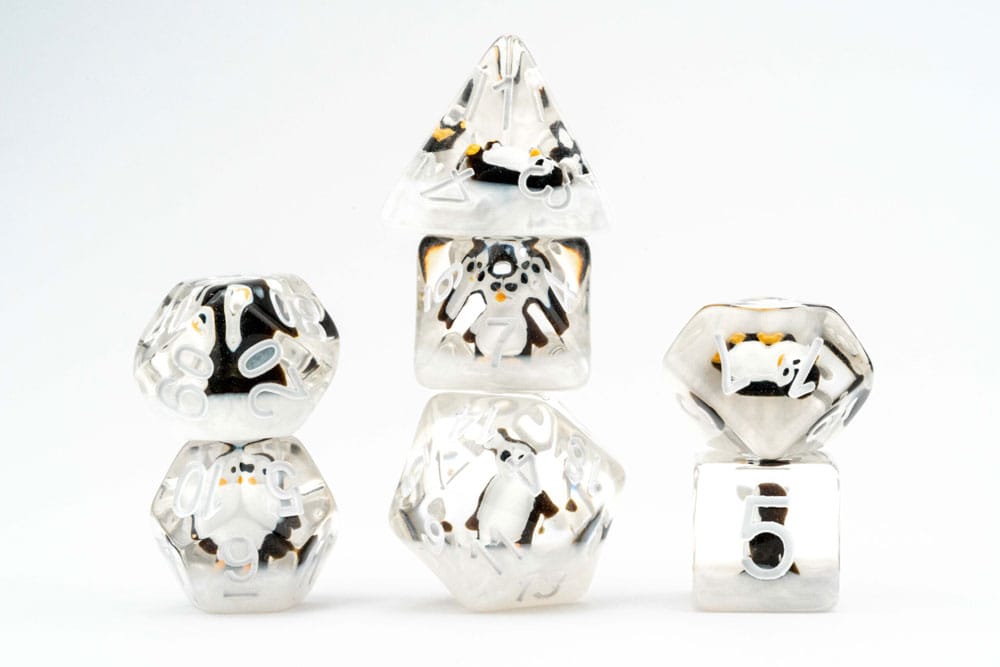 MADE TO ORDER FanRoll Dice Set Penguin (7)