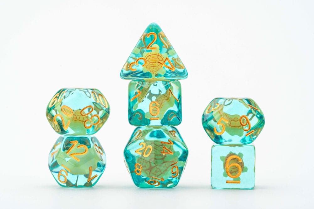 MADE TO ORDER FanRoll Dice Set Turtle (7)