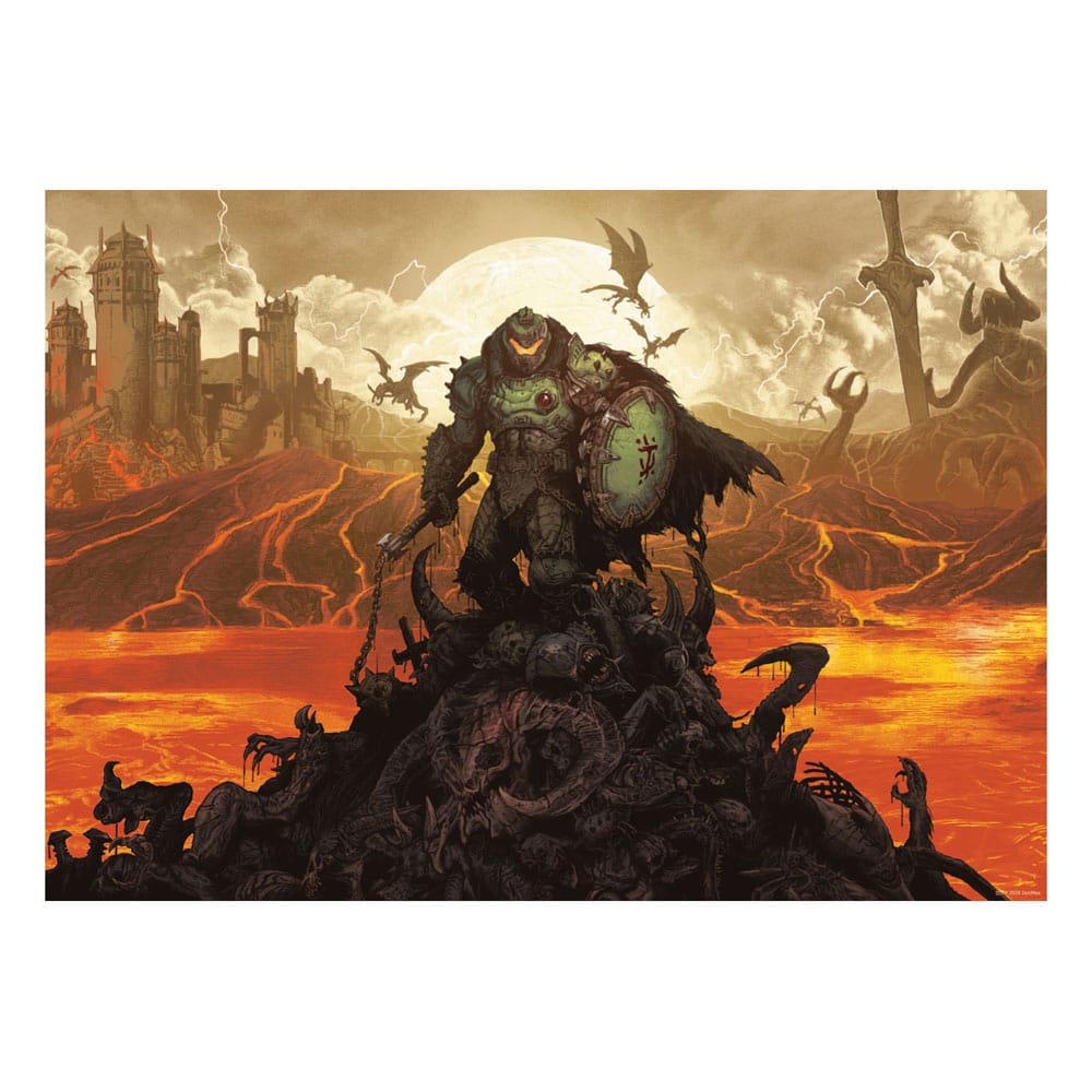 MADE TO ORDER Doom: The Dark Ages Art Print Limited Edition 42 x 30 cm