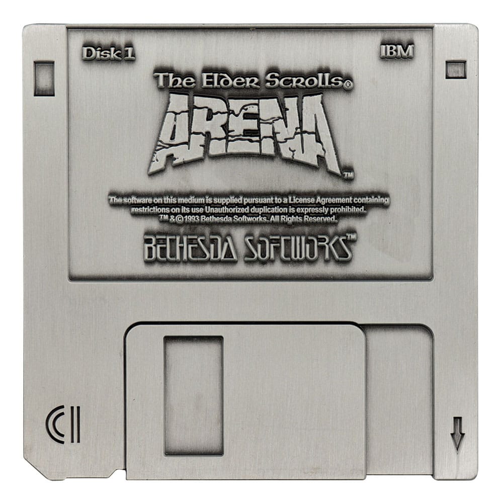 MADE TO ORDER The Elder Scrolls Replica Arena Floppy Disk Limited Edition