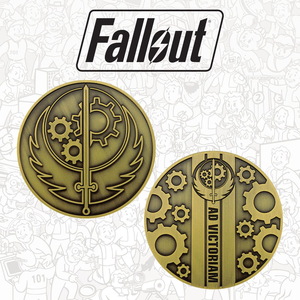 SU ORDINAZIONE Fallout Medallion Brotherhood of Steel