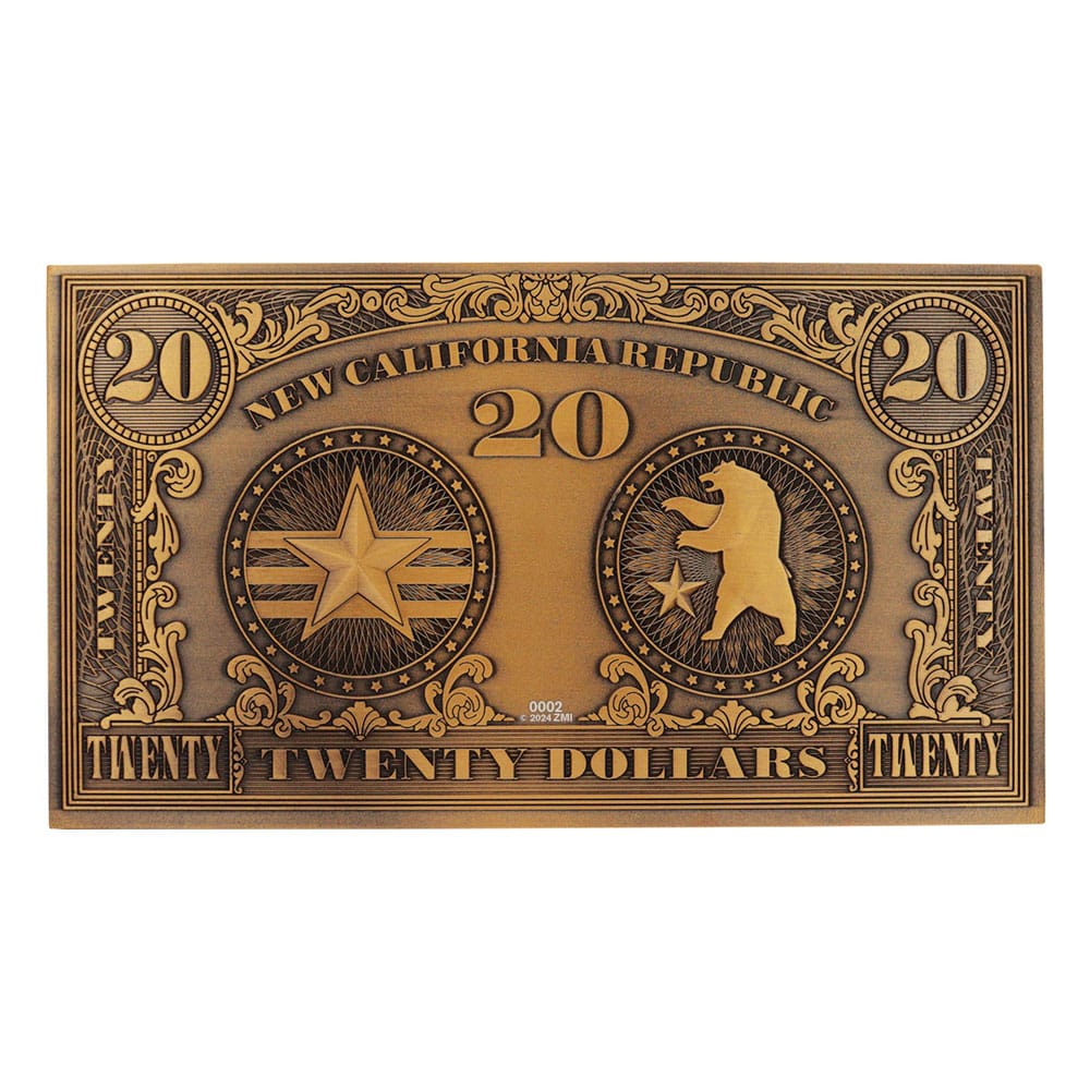 MADE TO ORDER Fallout New Vegas Replica NCR $20 Bill Limited Edition