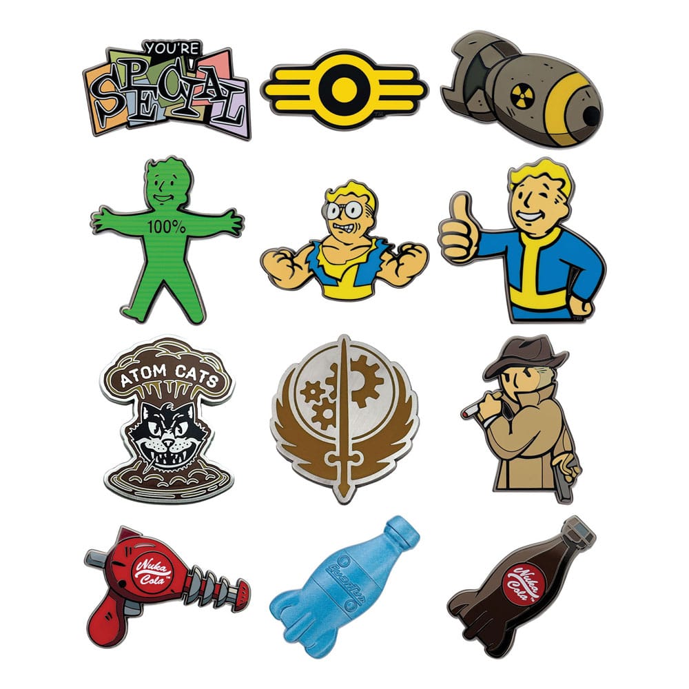 SU ORDINAZIONE Fallout World Pin Badge Mystery Pin Badge Volume 2 Display (12)