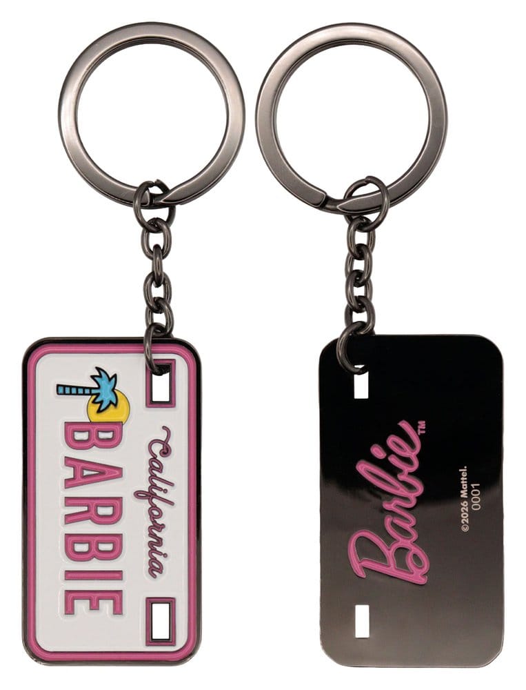 🧪 LAB | SU ORDINAZIONE Barbie License Plate Keyring Limited Edition