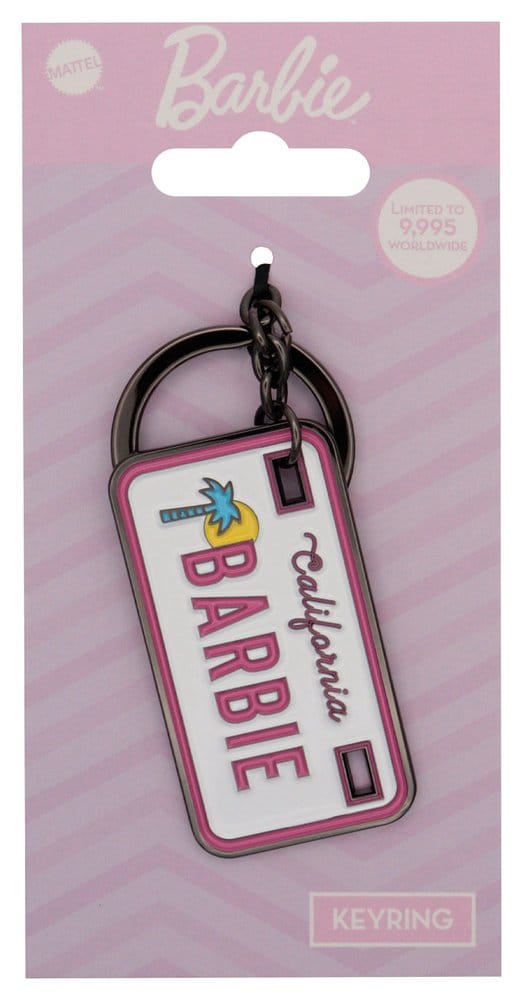 🧪 LAB | SU ORDINAZIONE Barbie License Plate Keyring Limited Edition