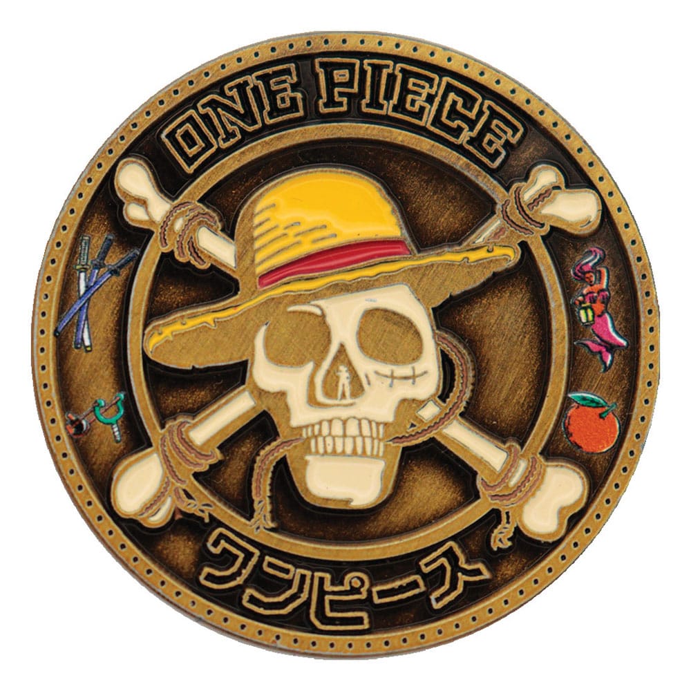 SU ORDINAZIONE One Piece Collectable Coin 4 cm