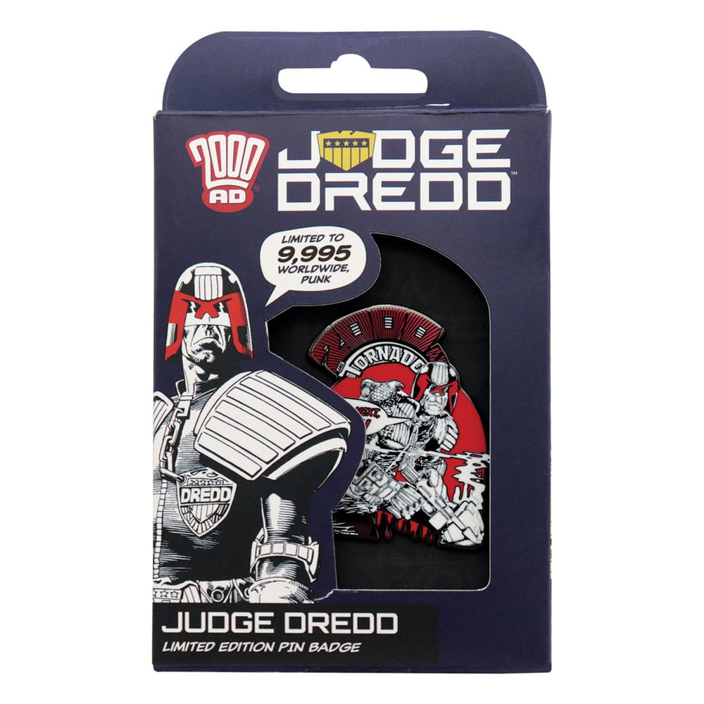 🧪 LAB | SU ORDINAZIONE 2000 AD Pin Badge Judge Dredd You're Next Punk Limited Edition