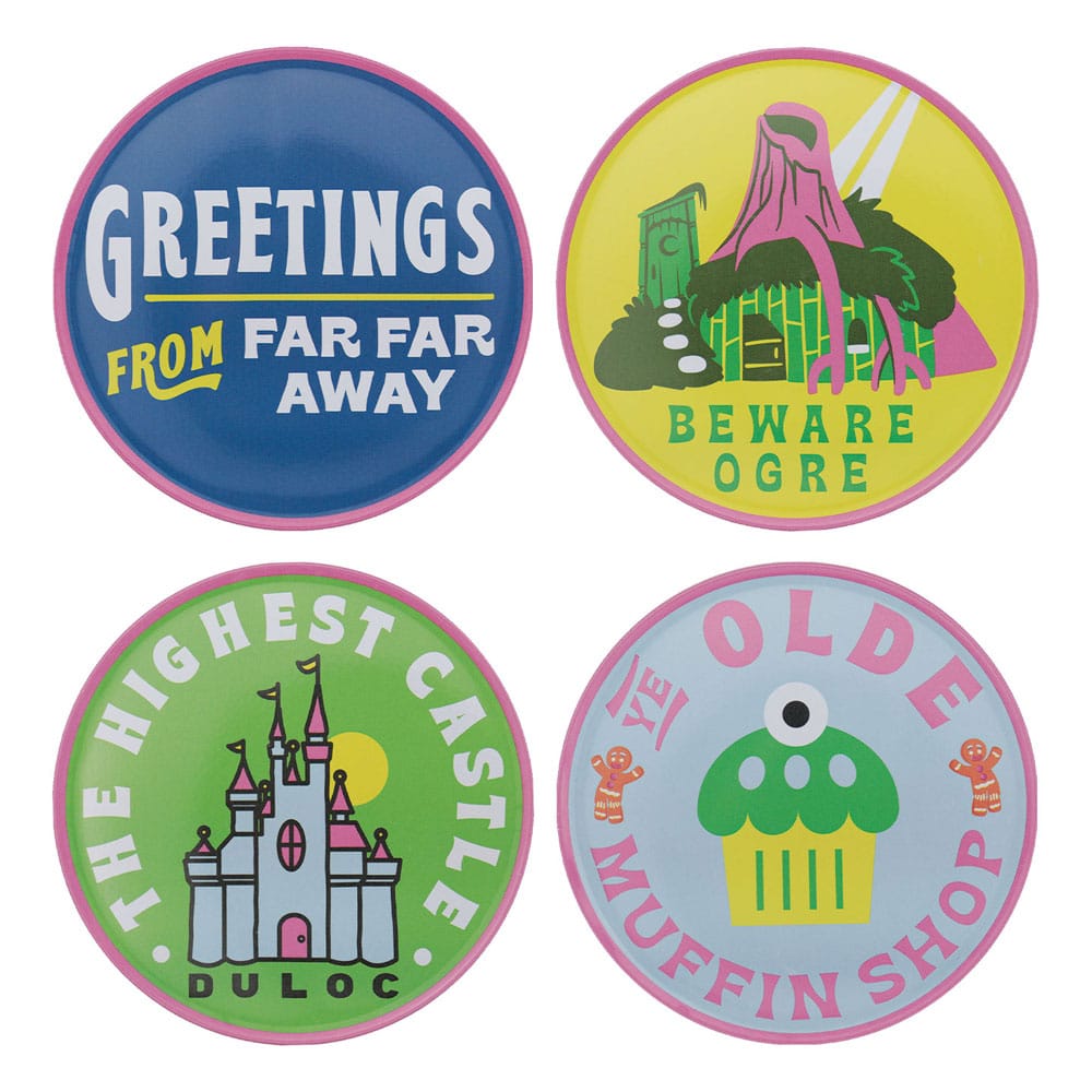 MADE TO ORDER Shrek Coaster 4-Pack