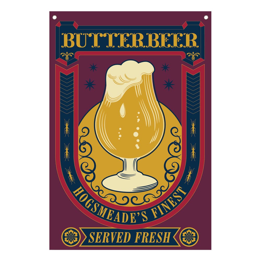 AUF BESTELLUNG Harry Potter Wandbanner Butterbier 125 x 85 cm