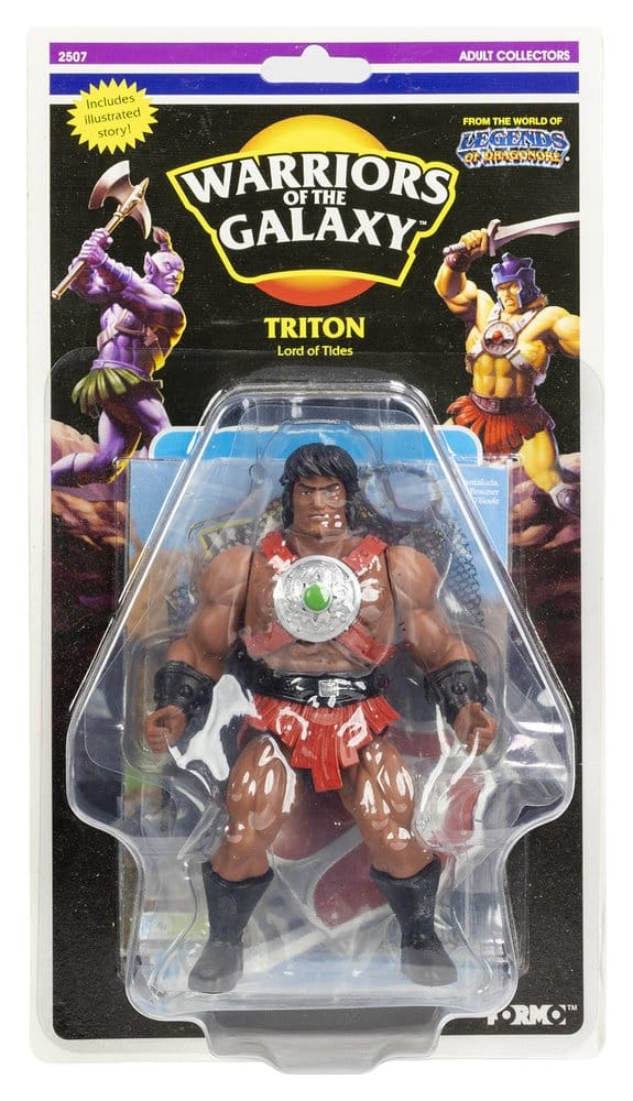 🧪 LAB | SU ORDINAZIONE Legends of Dragonore: Warriors of the Galaxy Wave 3 Action Figure Triton 14 cm