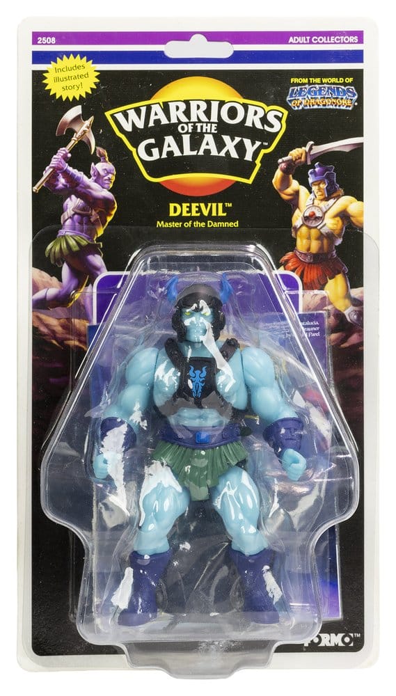 🧪 LAB | SU ORDINAZIONE Legends of Dragonore: Warriors of the Galaxy Wave 3 Action Figure Deevil (Glow in the Dark) 14 cm