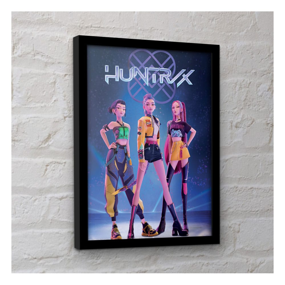 🧪 LAB | SU ORDINAZIONE KPop Demon Hunters Collector Print Framed Poster Huntrix